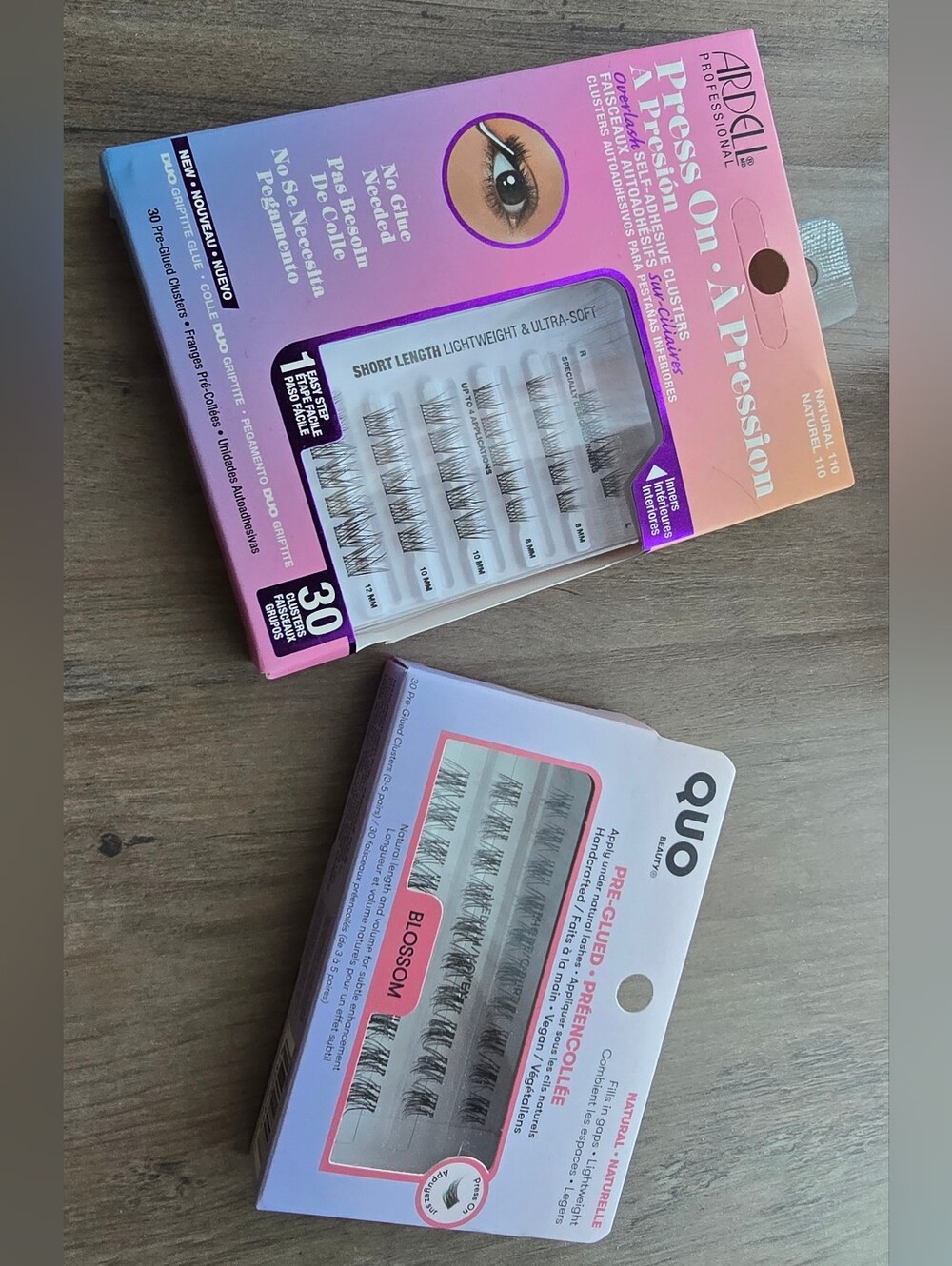 Pre-glued Lash Clusters Set x2 - Ardell + Quo